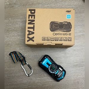 Pentax optio WG-2. Blue